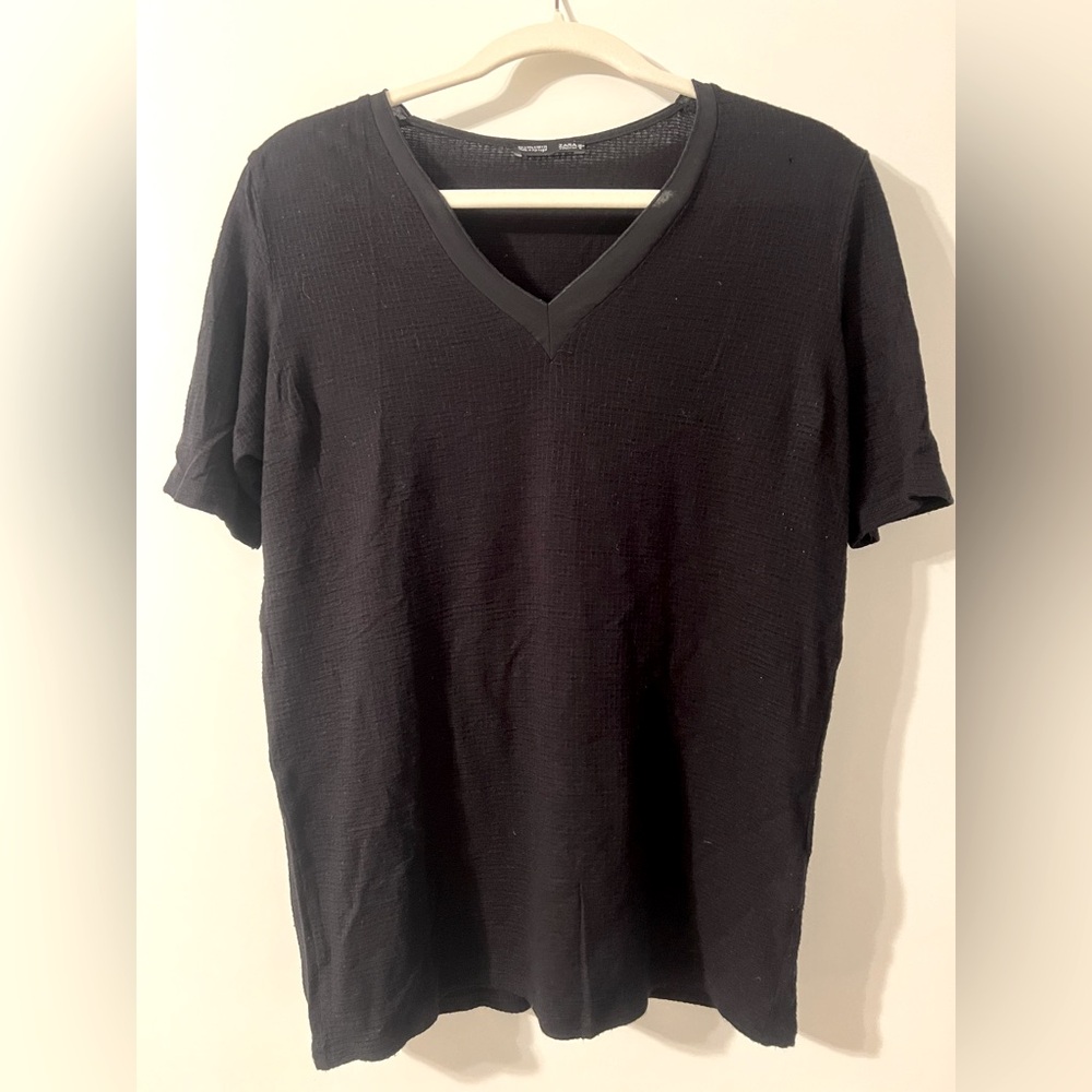 Zara v neck t shirt